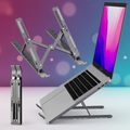 folding adjustable steel laptop stand